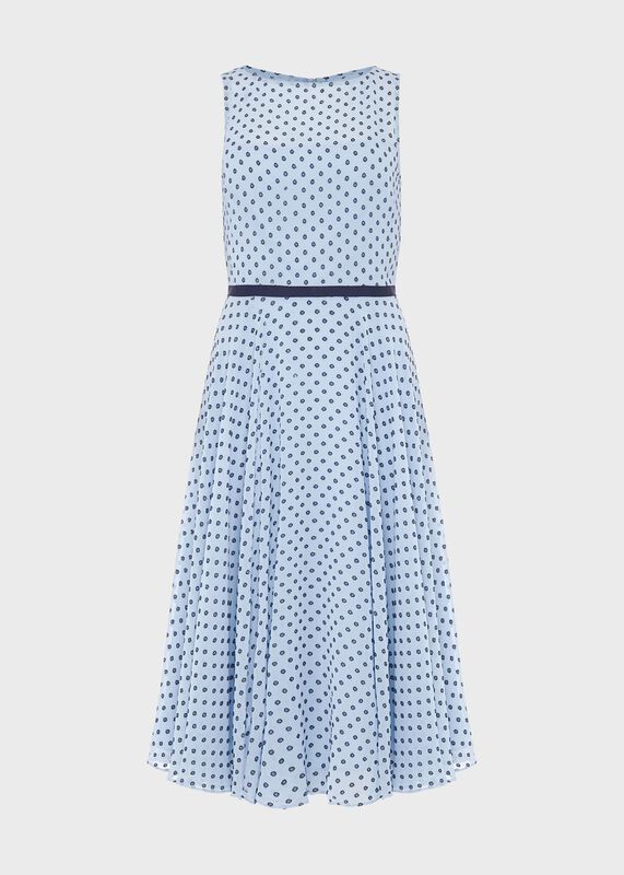 Della Jaquard Spot Dress