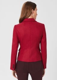 Hackness Wool Jacket , Raspberry, hi-res