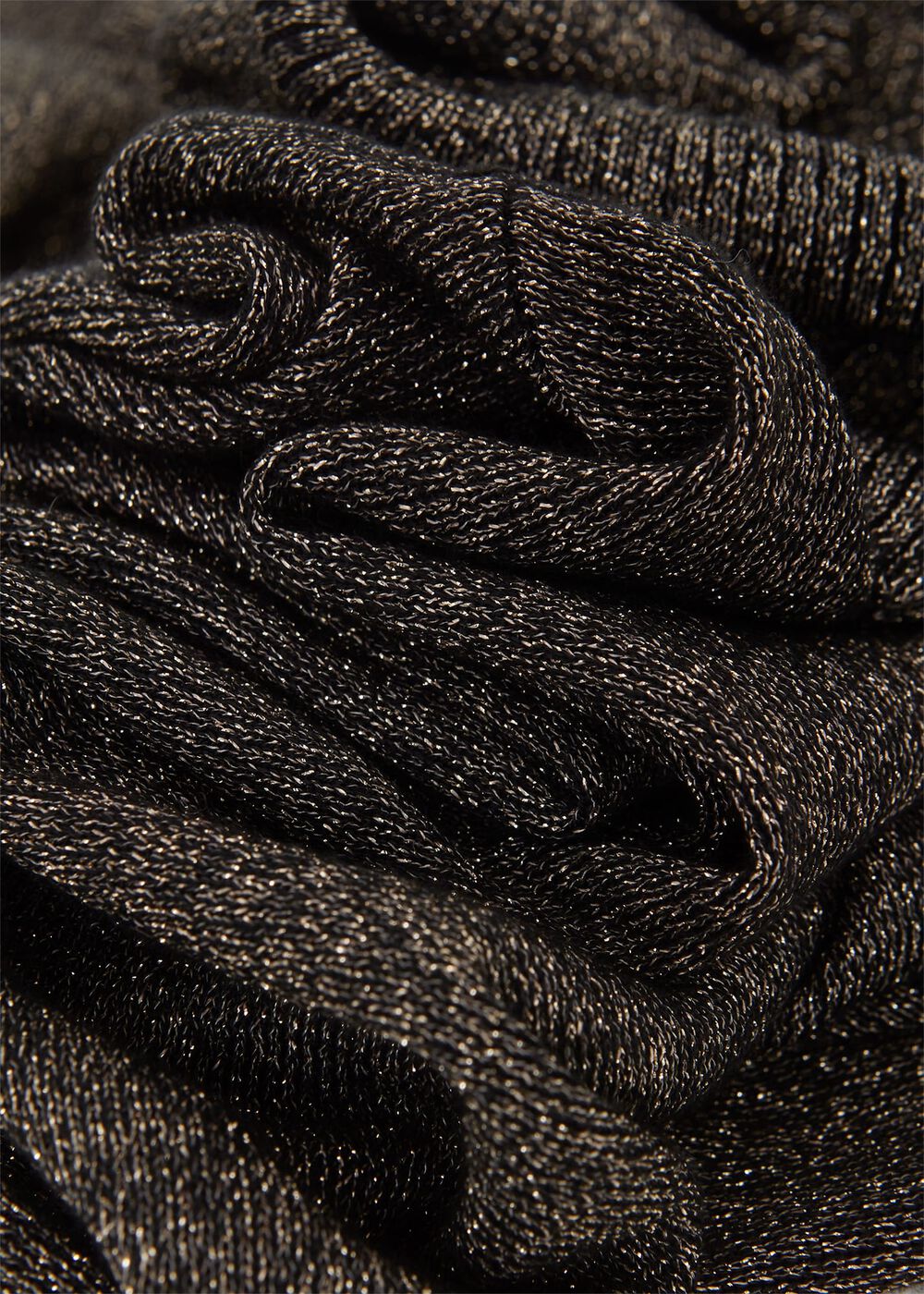 Sherann Sparkle Knitted Top, Black Gold, hi-res