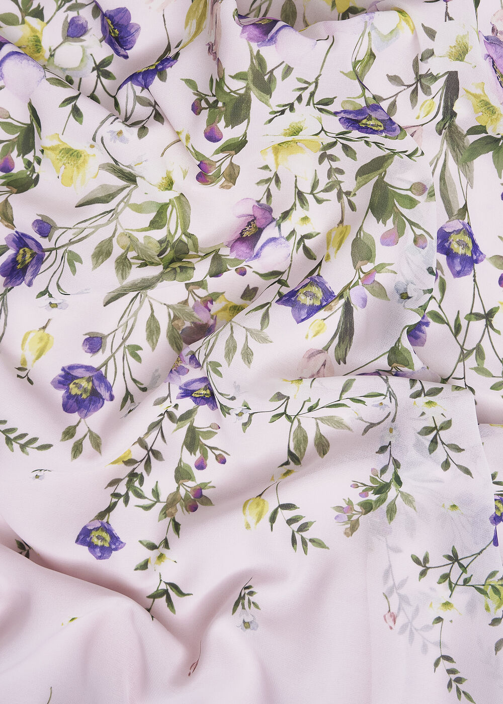 Carly Floral Dress, Pale Pink Multi, hi-res