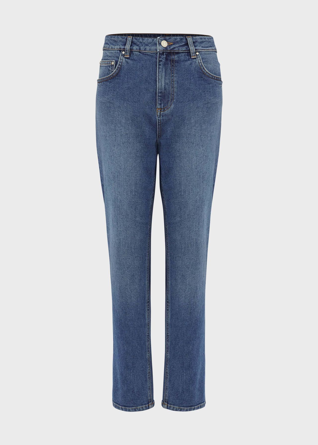 Marla Straight Jeans, Light Wash, hi-res
