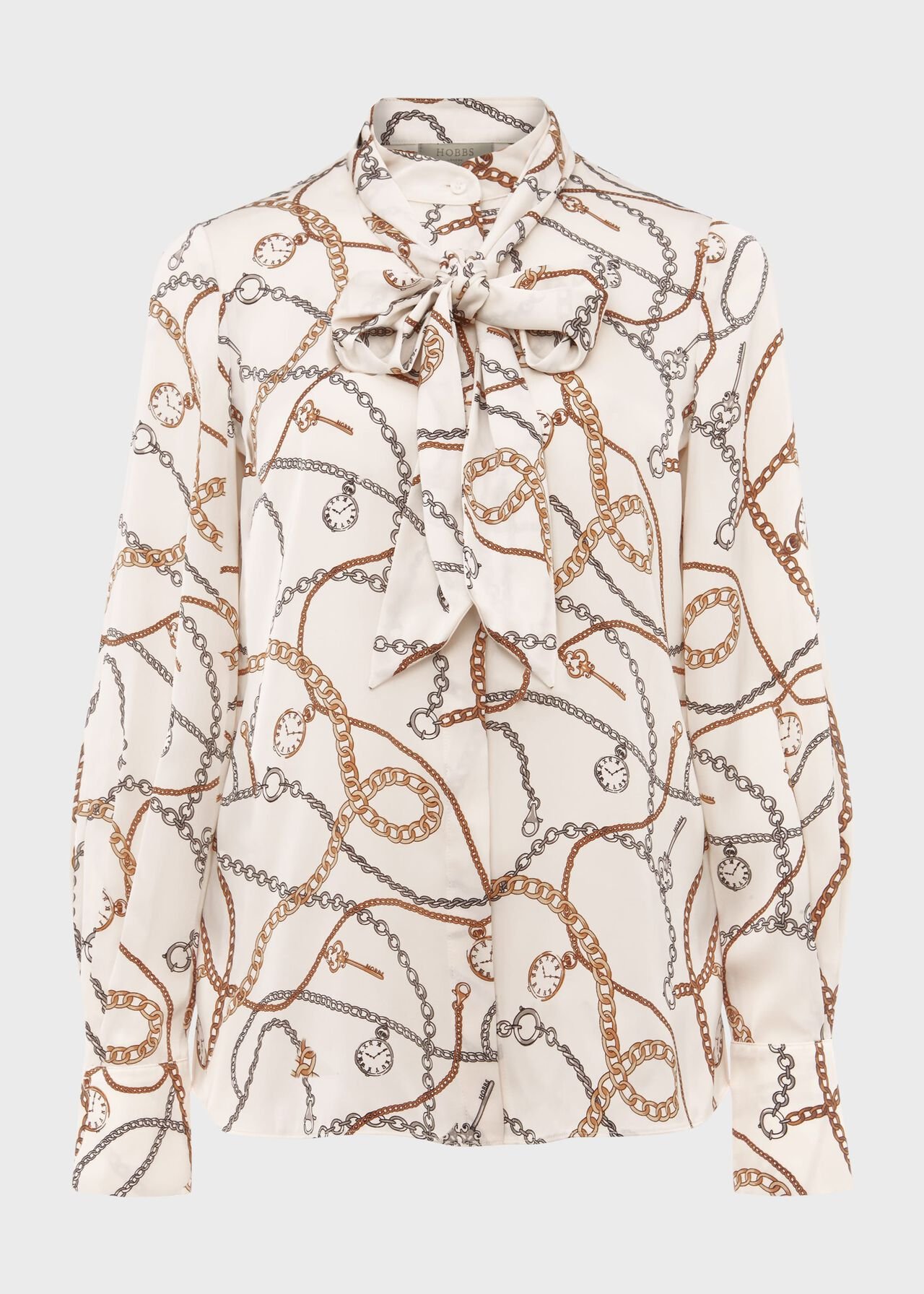 Beatrice Printed Blouse Ivory Multi