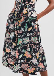 Emilie Dress, Black Multi, hi-res