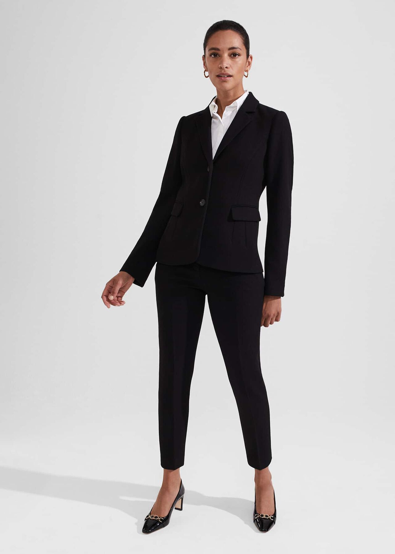 Petite Charley Trousers, Black, hi-res