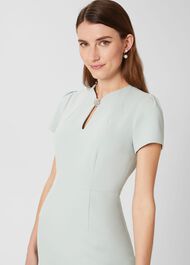 Ana Shift Dress, Sage Green, hi-res