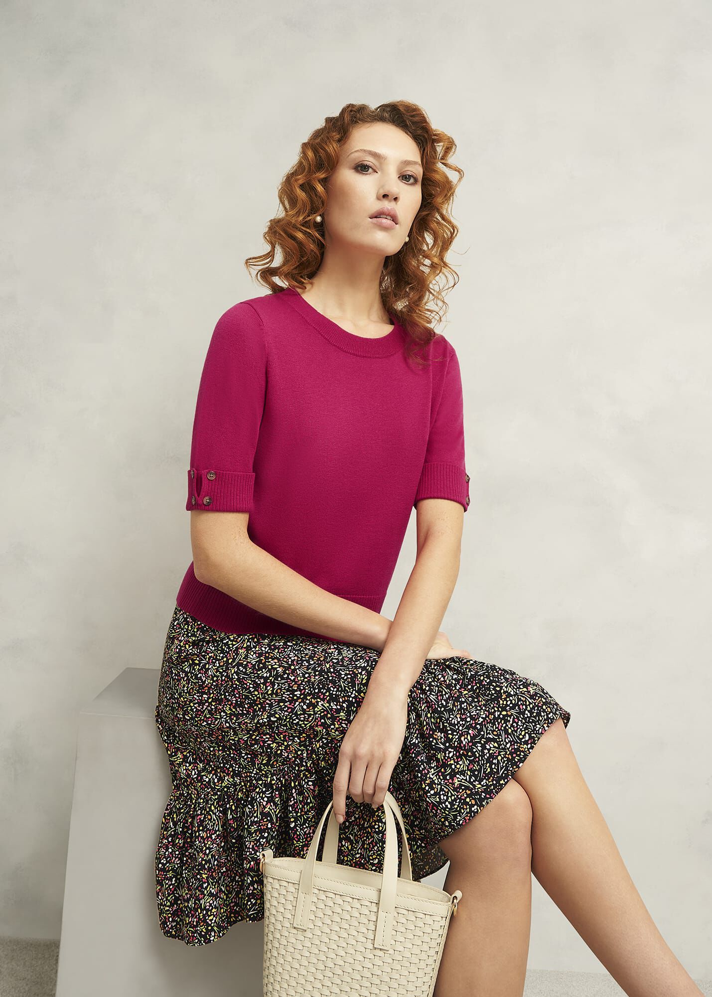 Leanne Knitted Top With Wool | Hobbs US |