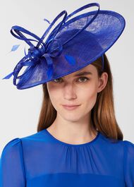 Freya Fascinator, Light Cobalt Bl, hi-res