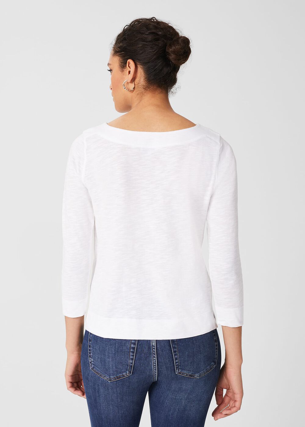 Avia Cotton Slub T-Shirt , White, hi-res
