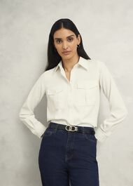 Hutton Shirt, Ivory, hi-res
