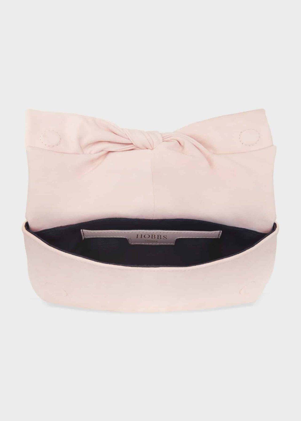 Milly Bow Clutch, Pale Pink, hi-res