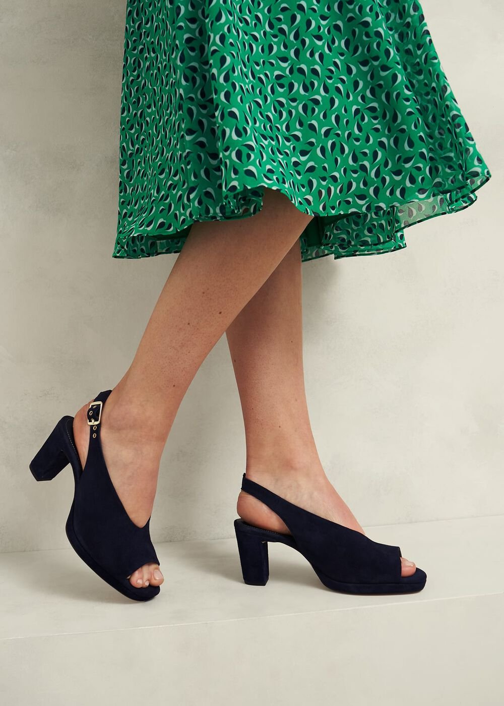 Kali Platform Sandal, Midnight, hi-res