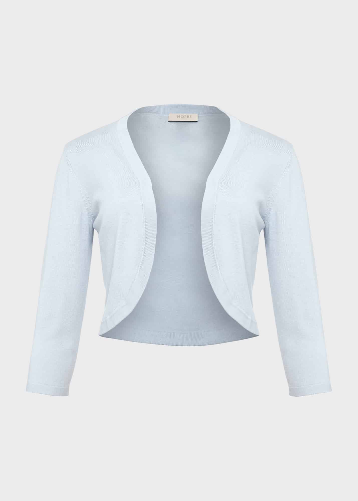 Pale grey top bolero