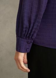 Gabrielle Blouse, Midnight Purple, hi-res