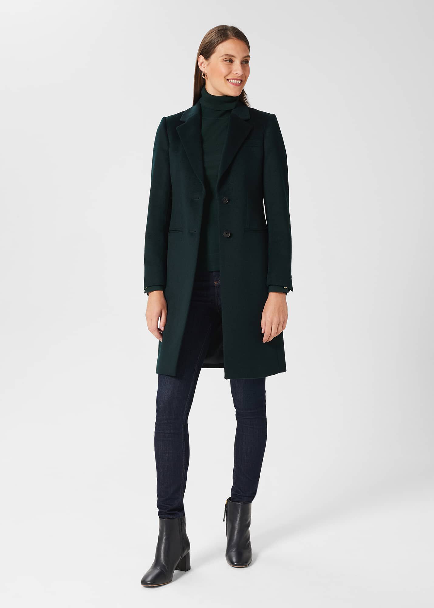 Hobbs tilda coat green Clearance