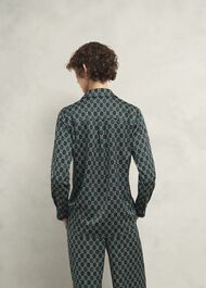 Finwell Satin Shirt, Multi, hi-res