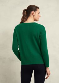 Devora Jumper With Cashmere, Agate Green, hi-res