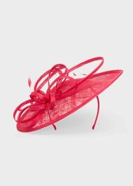 Freya Fascinator, Rouge Pink, hi-res