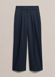 Lauren Wide Trousers, Dark Slate Blue, hi-res