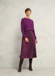 Darla Jumper With Cashmere, Vibrant Purple, hi-res