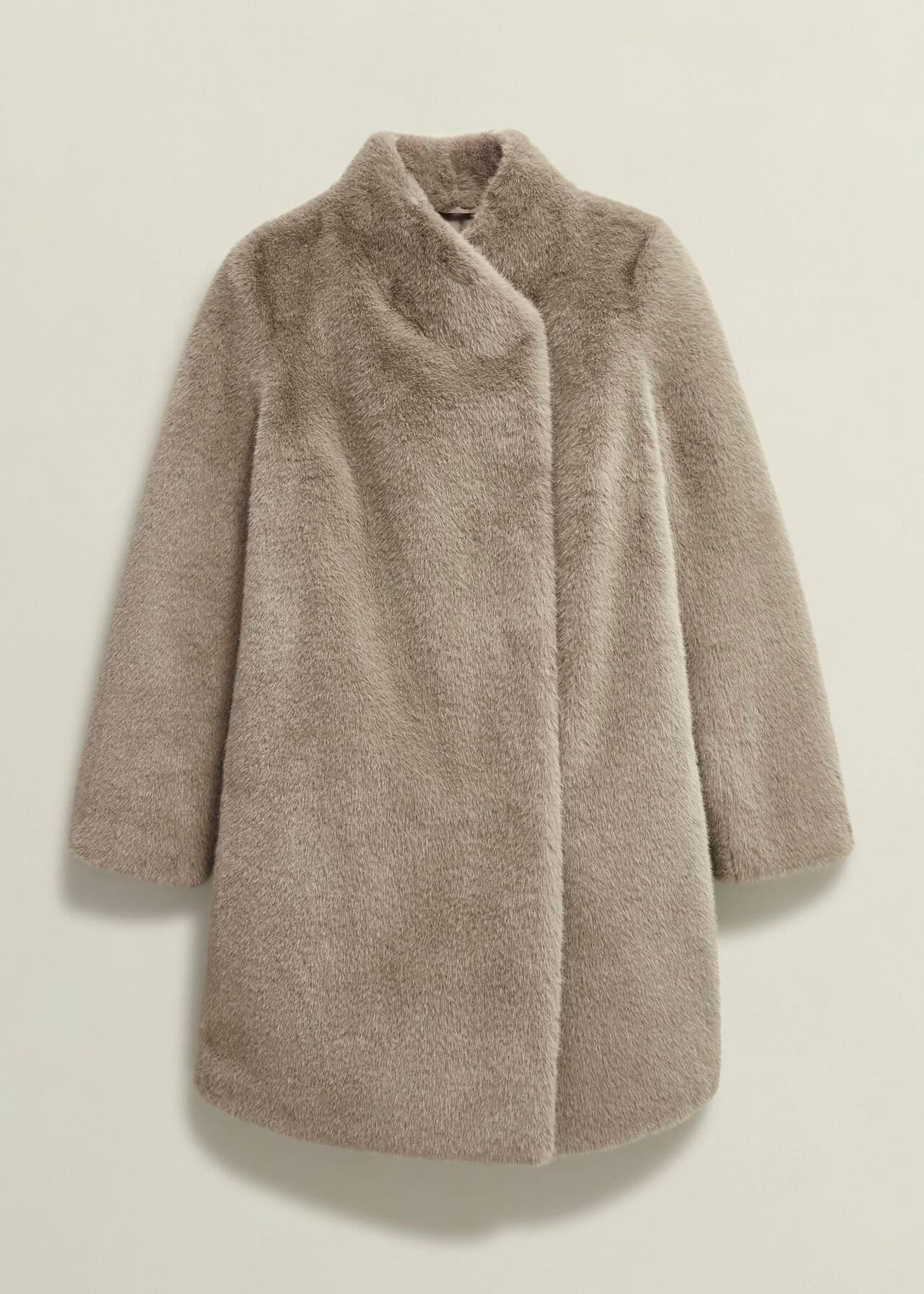 Tarini Faux Fur Coat, Mink, hi-res