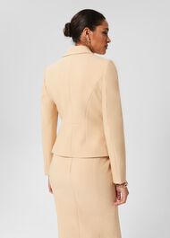 Beatrice Jacket, Beige Suede, hi-res