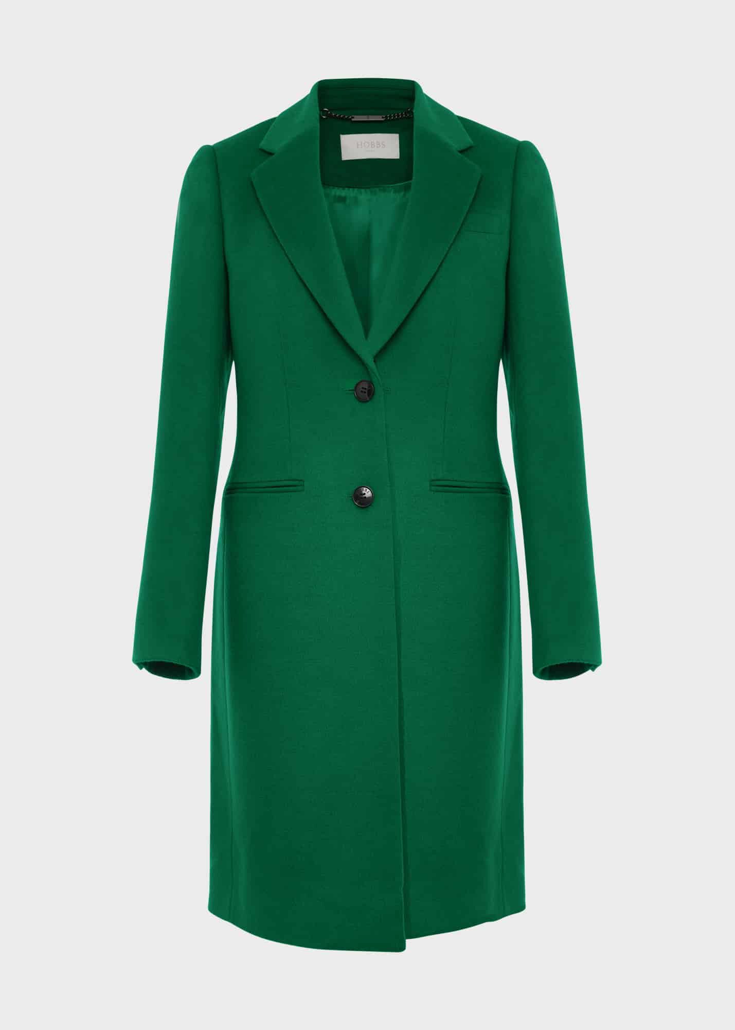 Benetton green coat outlet