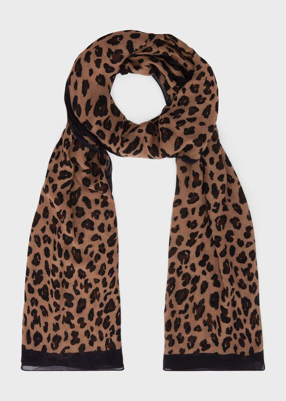 Amari Leopard Scarf