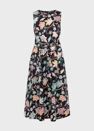 Emilie Dress, Black Multi, hi-res