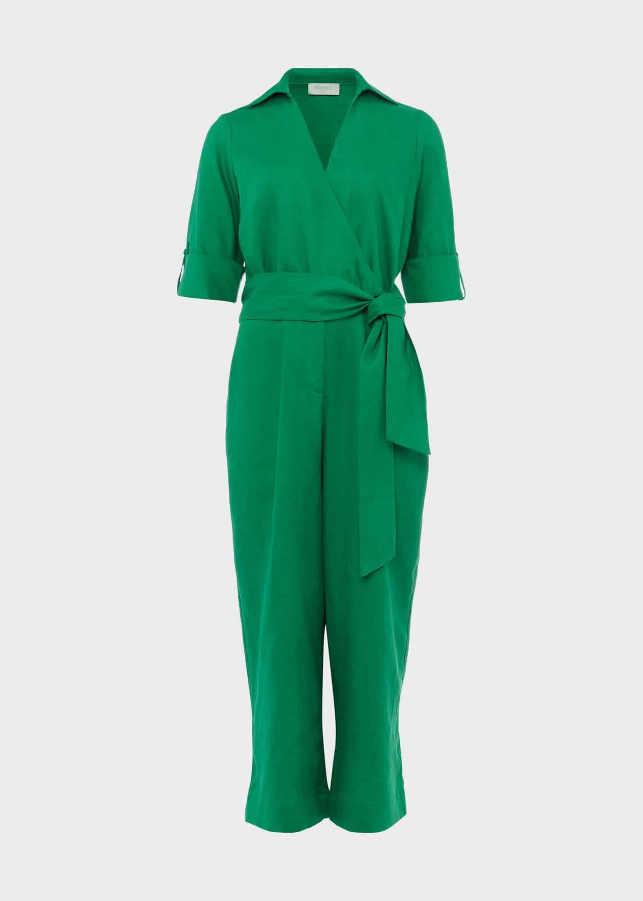 Tazmin Linen Jumpsuit , Amazon Green, hi-res