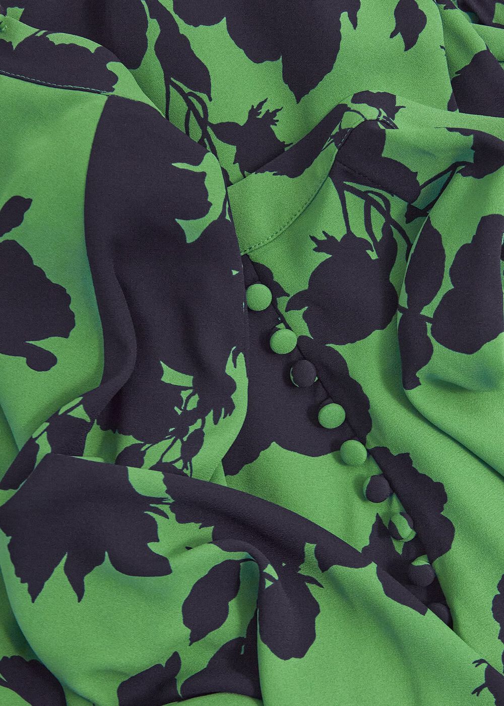 Georgia Dress, Green Navy, hi-res
