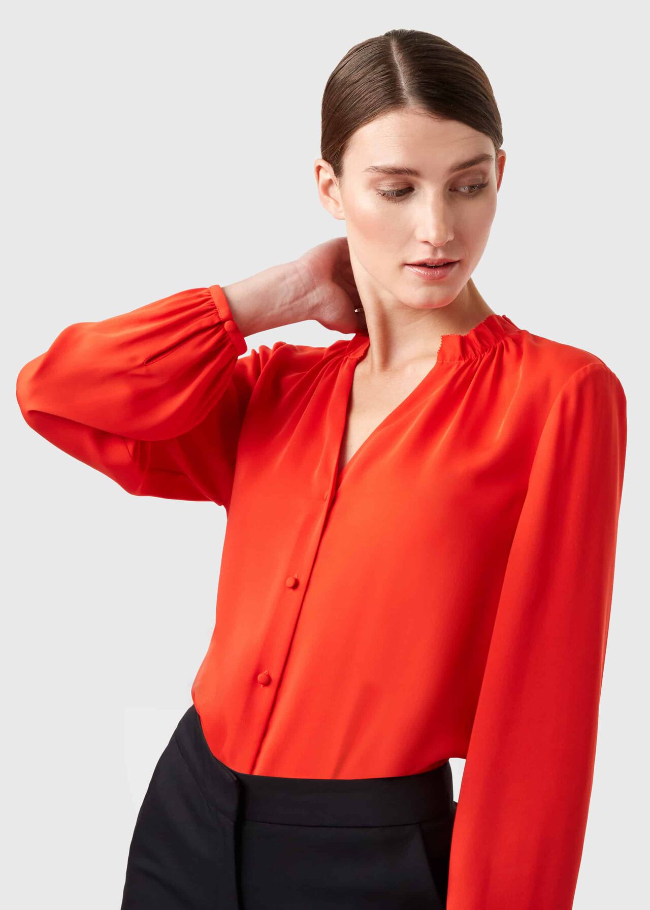 Gabi Blouse, Red, hi-res