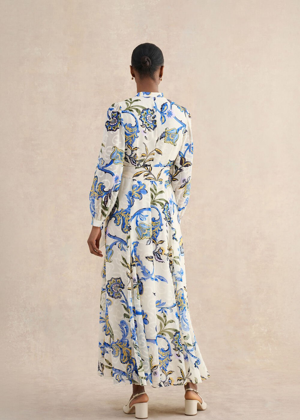 Petite Shanice Paisley Maxi Dress, Cream Multi, hi-res