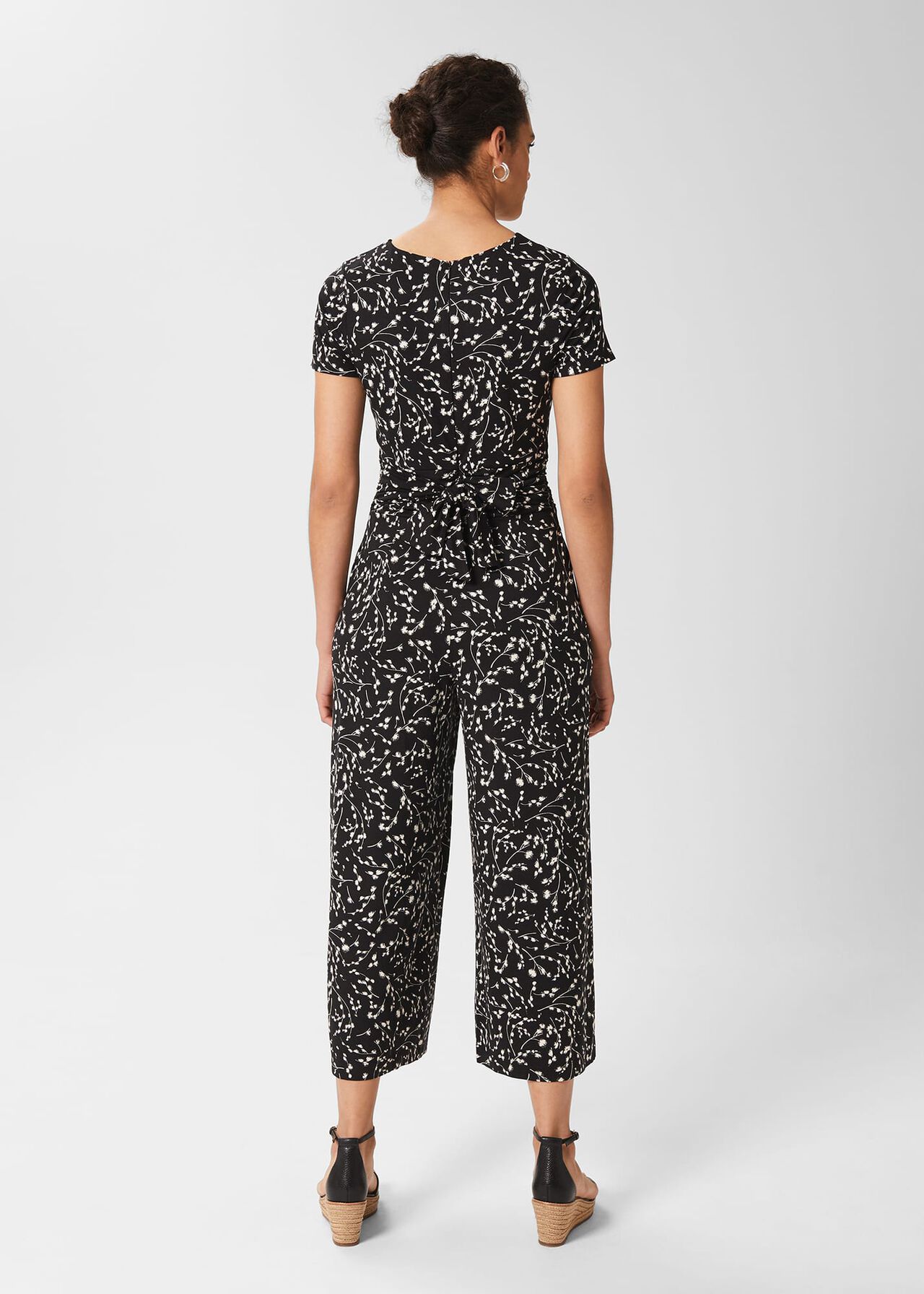 Lexi Jersey Jumpsuit , Black Stone, hi-res