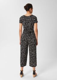Lexi Jersey Jumpsuit , Black Stone, hi-res