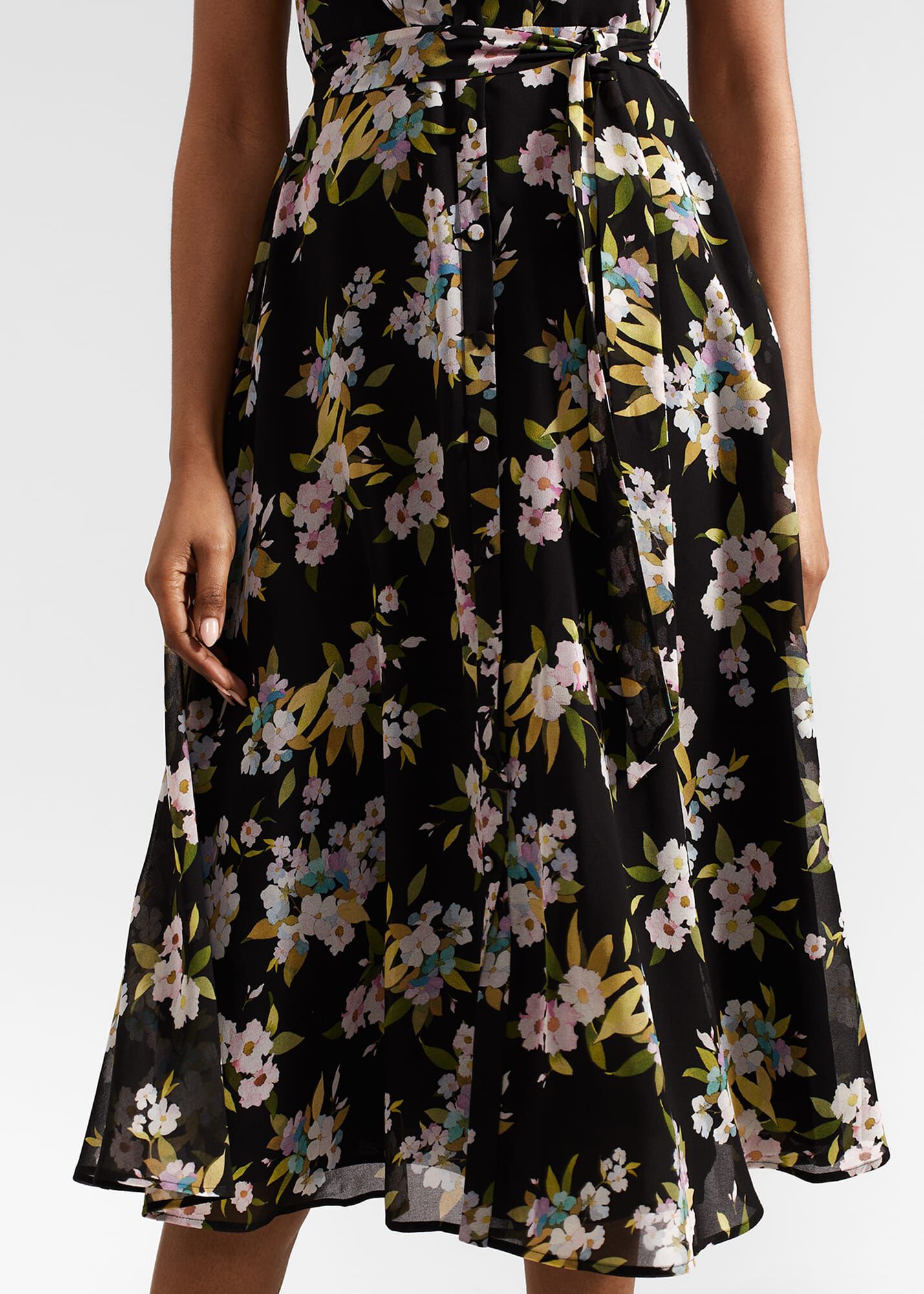 Erica Belted Midi Dress | Hobbs US |