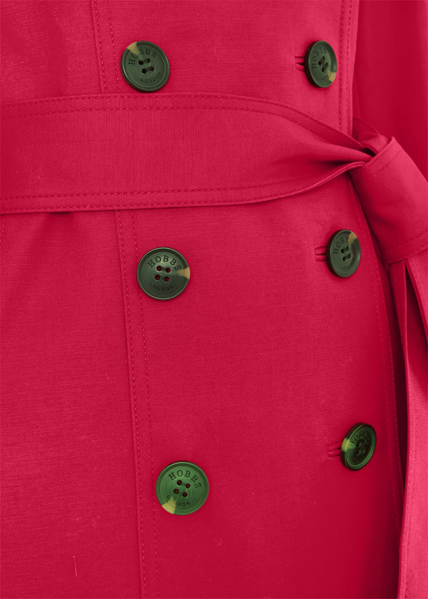 Hobbs saskia trench pink sales