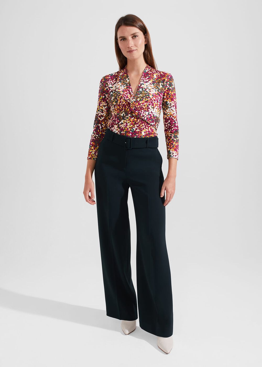 Chiara Printed Top, Multi, hi-res