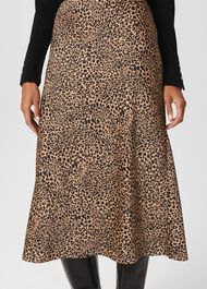 Jas Midi Skirt, Black Vicuna, hi-res