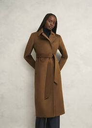 Petite Livia Wool Coat, Vicuna, hi-res