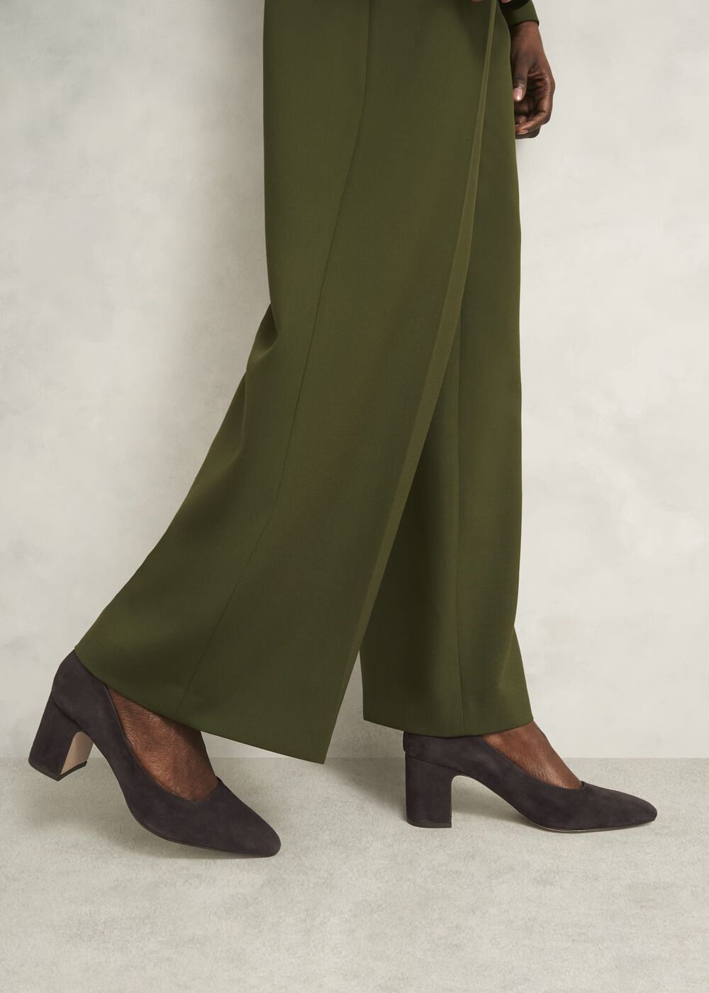 Lily Suede Courts, Chocolate Brown, hi-res