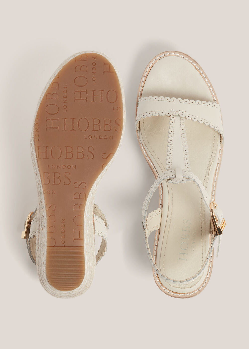 Alyssa Leather Espadrilles, Warm Ivory, hi-res