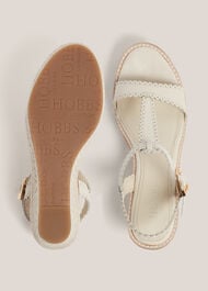 Alyssa Leather Espadrilles, Warm Ivory, hi-res
