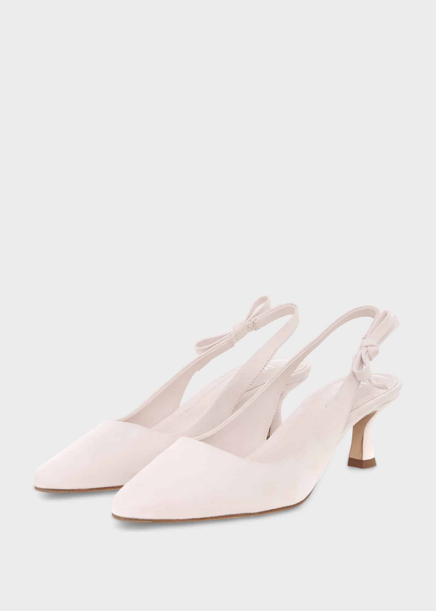 Pale pink on sale slingback shoes