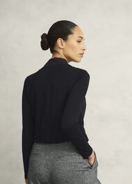 Arielle Blouse, Hobbs Black, hi-res