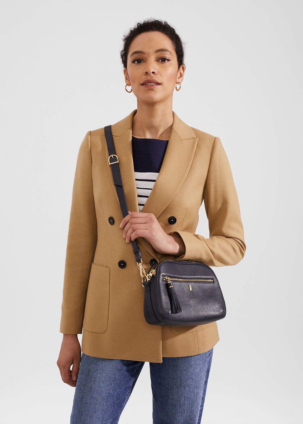 Carlton Crossbody Bag, Navy, hi-res