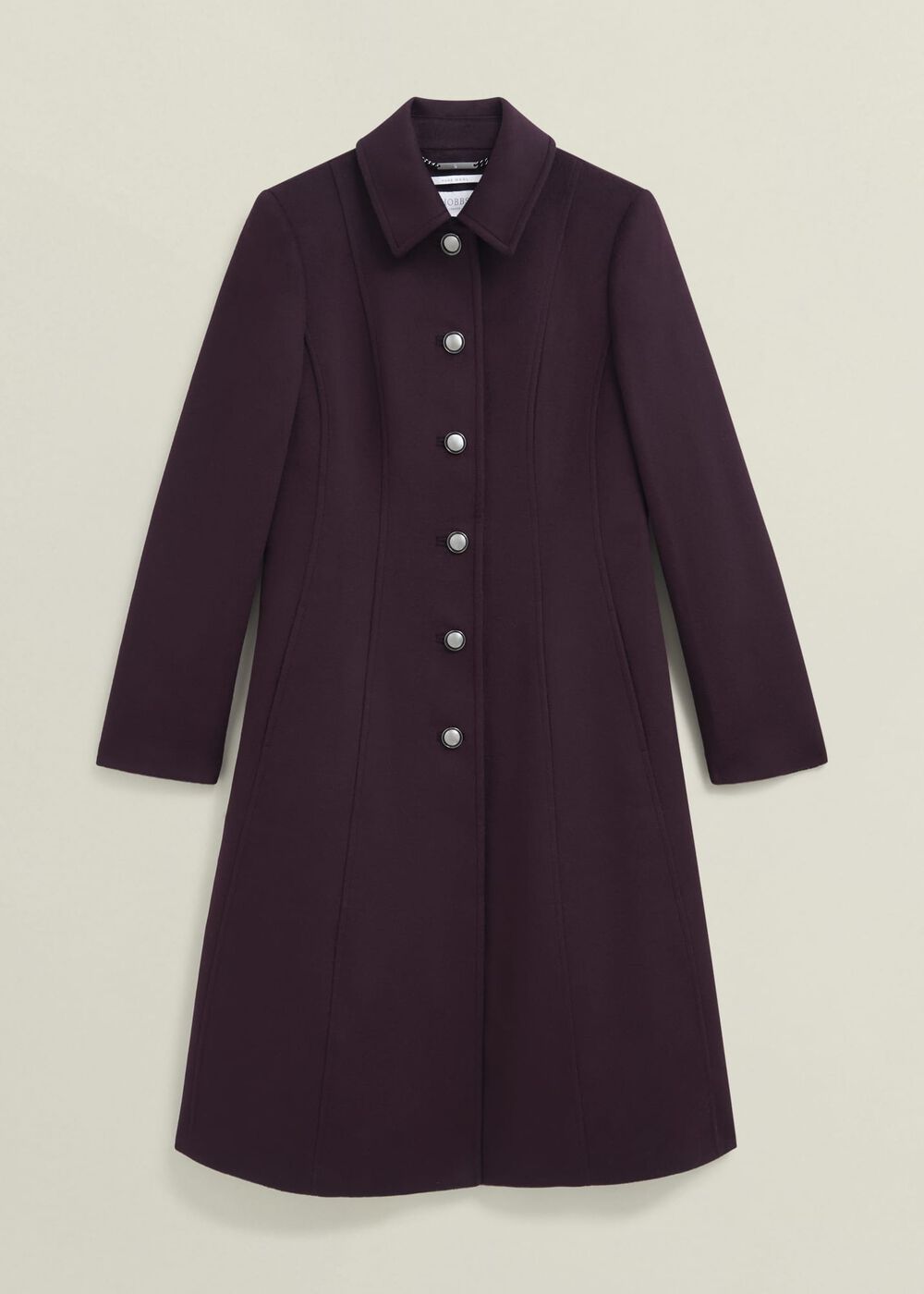 Iona Wool Coat, Malbec Purple, hi-res