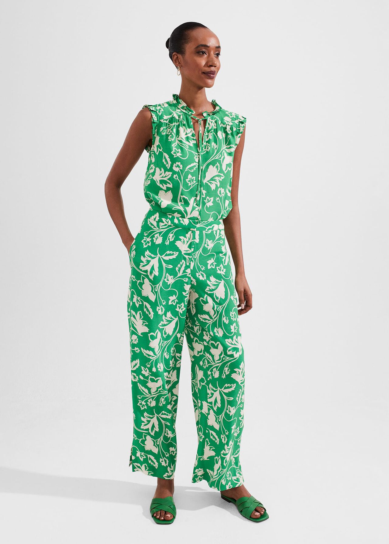 Palmer Trouser, Green Multi, hi-res