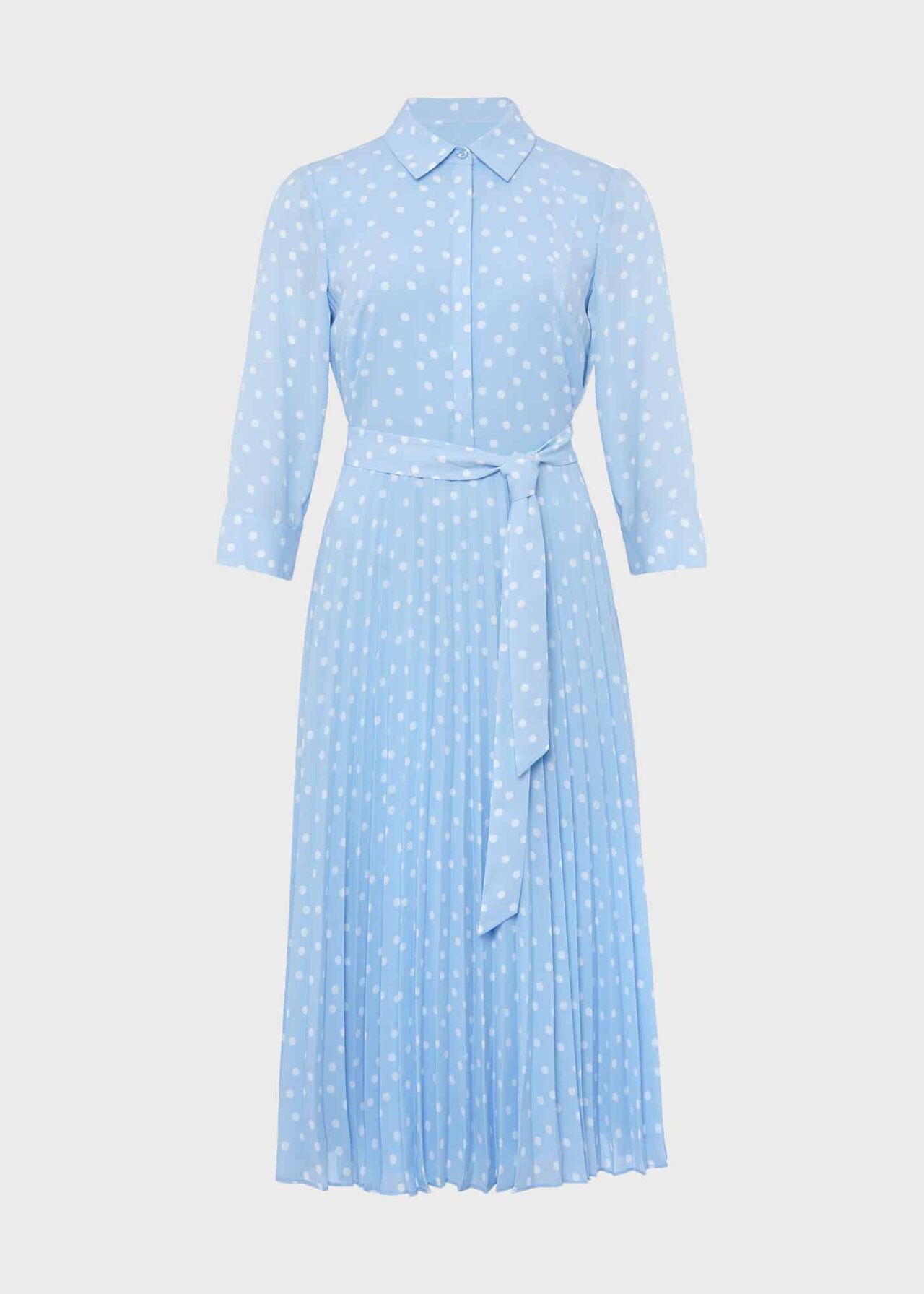 Leona Dress, Dusky Blue Ivry, hi-res