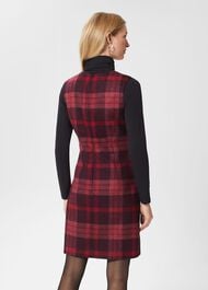 Margot Wool Dress, Raspberry Multi, hi-res