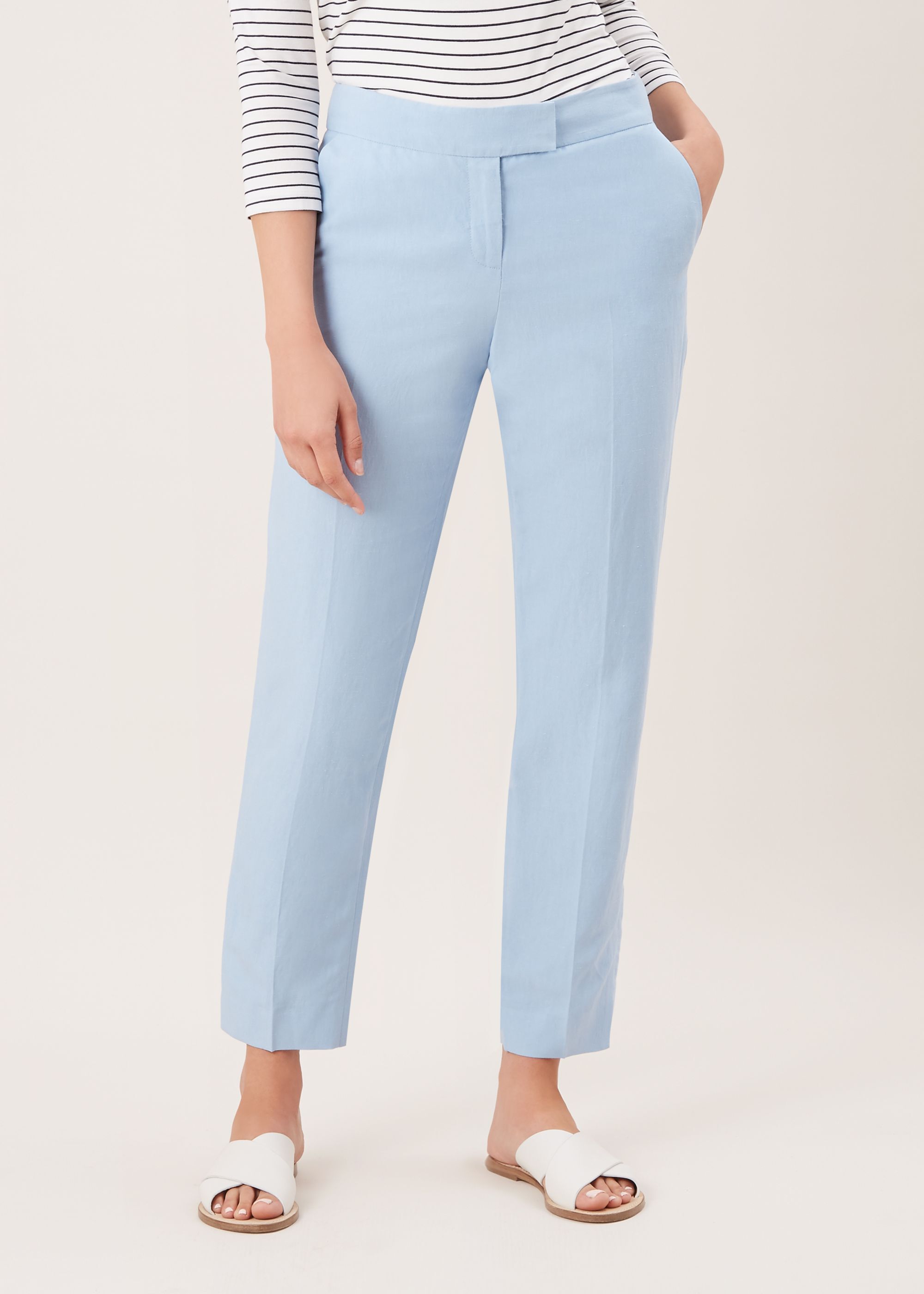 Jade Silk Blend Trouser | Hobbs